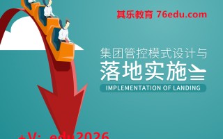 集团管控模式设计与落地实施（4集） mp4高清无水印视频教程网盘免费下载