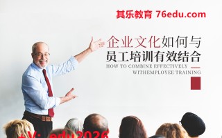 企业文化如何与员工培训有效结合 mp4高清无水印视频教程网盘免费下载