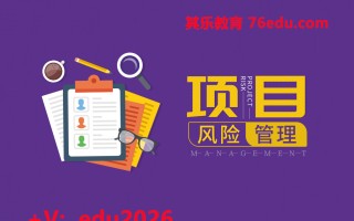 项目风险管理（4集） mp4高清无水印视频教程网盘免费下载