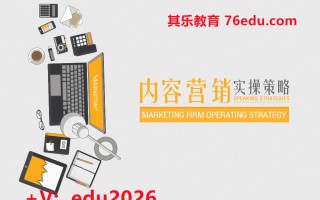 内容营销实操策略 mp4高清无水印视频教程网盘免费下载