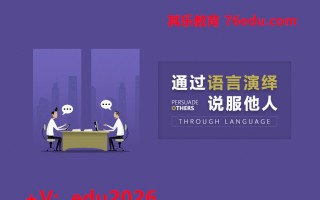 通过语言演绎说服他人（14集） mp4高清无水印视频教程网盘免费下载