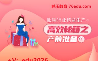 服装行业精益生产高效秘籍之产前准备（3集） mp4高清无水印视频教程网盘免费下载