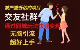 【无脑引流】同城搭子交友社群玩法教学
