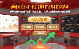 美团点评平台排名优化实战，系统解析美食列表页排名机制，实现店铺曝光和流量提升