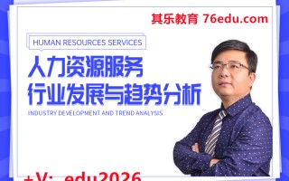 人力资源服务行业发展与趋势分析（5集） mp4高清无水印视频教程网盘免费下载