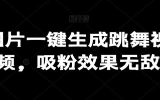 图片一键生成跳舞视频，吸粉效果无敌