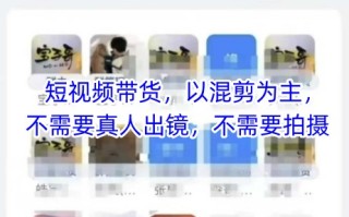 宝子哥头部团队短视频带货，以混剪为主，不需要真人出镜，不需要拍摄【更新6月】