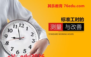标准工时的测量与改善（4集） mp4高清无水印视频教程网盘免费下载
