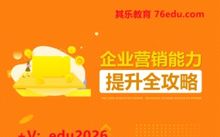 企业营销能力提升全攻略（3集） mp4高清无水印视频教程网盘免费下载
