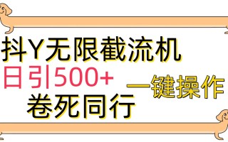 (9972期)[最新技术]抖Y截流机，日引500+