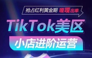 TikTok Shop美区小店进阶运营，抢占红利黄金期 嘎嘎出单