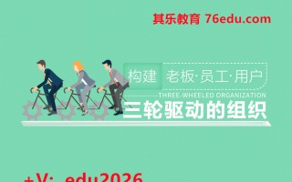 构建老板、员工、用户三轮驱动的组织（2集） mp4高清无水印视频教程网盘免费下载