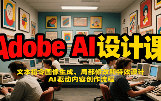 Adobe AI设计课：文本指令图像生成、局部修改和特效设计，AI驱动内容创作流程