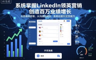 系统掌握LinkedIn领英营销，创造百万业绩增长，从思维到获客，从沟通到成交，系统化提升外贸能力