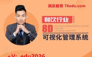 餐饮行业8D可视化管理系统（8集） mp4高清无水印视频教程网盘免费下载