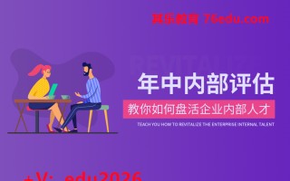 年中内部评估-教你如何盘活企业内部人才（2集） mp4高清无水印视频教程网盘免费下载