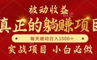 全网首发设计项目，真正实现躺赚，并且每月收益逐月增加，自己做老板