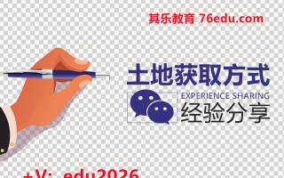 土地获取方式经验分享（2集） mp4高清无水印视频教程网盘免费下载