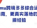 Temu跨境多多综合运营指南，更真实落地的实操经验
