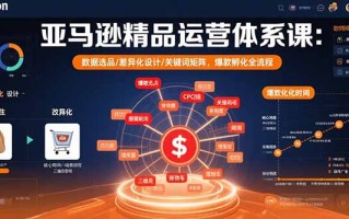 亚马逊精品运营体系课：数据选品/差异化设计/关键词矩阵，爆款孵化全流程