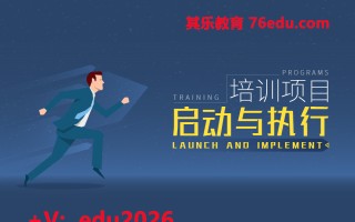 培训项目启动与执行（1集） mp4高清无水印视频教程网盘免费下载