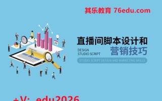 直播间脚本设计和营销技巧（2集） mp4高清无水印视频教程网盘免费下载