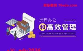 远程办公和高效管理（3集） mp4高清无水印视频教程网盘免费下载