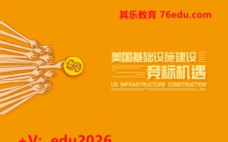 美国基础设施建设竞标机遇（4集）