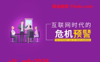 互联网时代的危机预警（4集） mp4高清无水印视频教程网盘免费下载