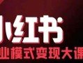 小红书商业模式变现线下大课，11位博主操盘手联合同台分享，录音+字幕