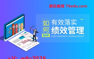 如何有效落实绩效管理 mp4高清无水印视频教程网盘免费下载