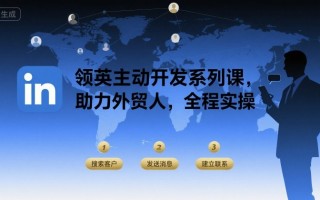 领英主动开发系列课，助力外贸人，全程实操
