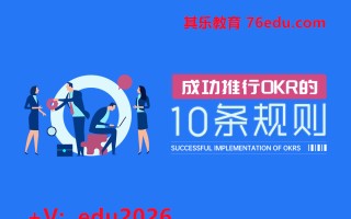 成功推行OKRs的10条规则 mp4高清无水印视频教程网盘免费下载