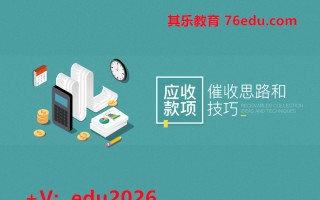 应收款项的催收思路和技巧（4集） mp4高清无水印视频教程网盘免费下载