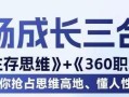 职场生存思维+360职场沟通，助你抢占思维高地，懂人性会说话