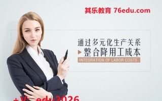 通过多元化生产关系整合降用工成本（4集） mp4高清无水印视频教程网盘免费下载