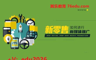 新零售如何进行新媒体推广（4集） mp4高清无水印视频教程网盘免费下载