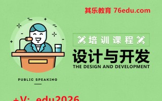 培训课程设计与开发（7集） mp4高清无水印视频教程网盘免费下载