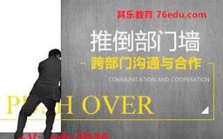 推倒部门墙——跨部门沟通与合作（4集） mp4高清无水印视频教程网盘免费下载