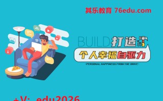打造个人幸福自驱力（3集） mp4高清无水印视频教程网盘免费下载