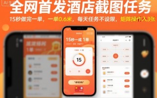 全网首发酒店截图任务，15秒做完一单，一单0.6米，每天任务不设限，矩阵操作日入3张【揭秘】