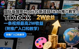 国际版醒图Hypic拉新项目TikTok推广教学，一条视频最高2W收益(附推广入口和教学)