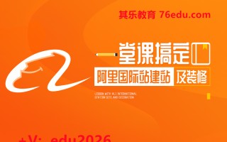 一堂课搞定阿里国际站建站及装修（3集）