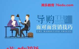 导购面对面营销技巧（2集） mp4高清无水印视频教程网盘免费下载