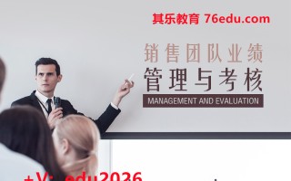 销售团队业绩管理与考核（5集） mp4高清无水印视频教程网盘免费下载