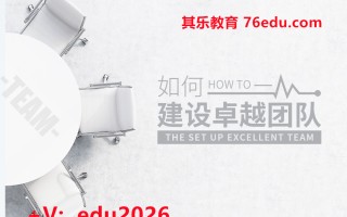 如何建设卓越团队（7集） mp4高清无水印视频教程网盘免费下载