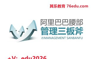 阿里巴巴腰部管理三板斧（6集） mp4高清无水印视频教程网盘免费下载