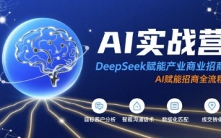 AI实战营：DeepSeek赋能产业商业招商，AI赋能招商全流程