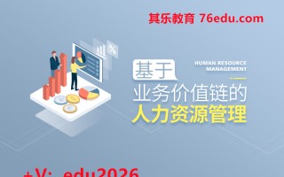 基于业务价值链的人力资源管理（4集） mp4高清无水印视频教程网盘免费下载