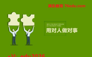 用对人，做对事（4集） mp4高清无水印视频教程网盘免费下载